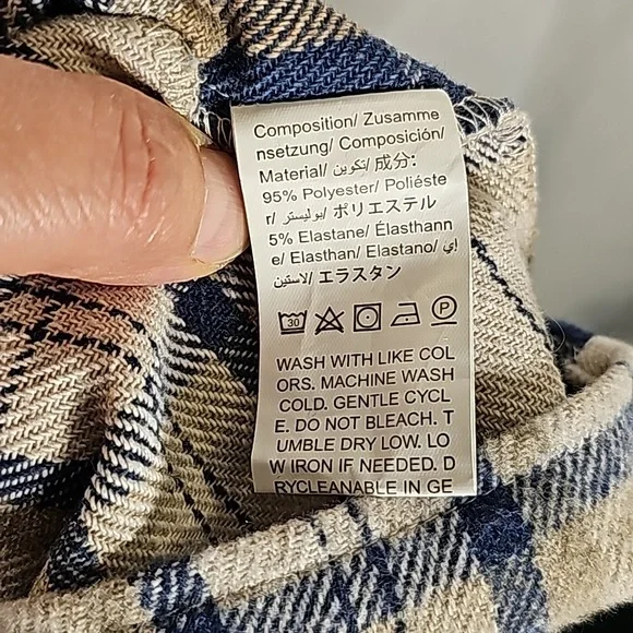 SHEIN Curve 3XL Plaid Shacket - Picture 7 of 9